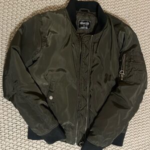 Green Bomber Jacket